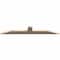 Ekena Millwork Portland Smooth Timber Gable Bracket, Douglas Fir, 48"W x 8"H x 1 1/2"D x 3 1/2"F, 4/12 Pitch GBW048X08X0204POR00SDF - alternate 5